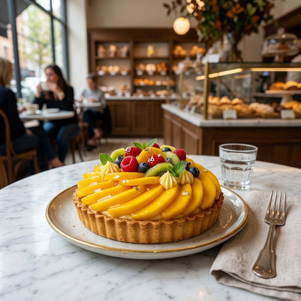 Bakery Pastry Mango Cakes Cookies Fillings