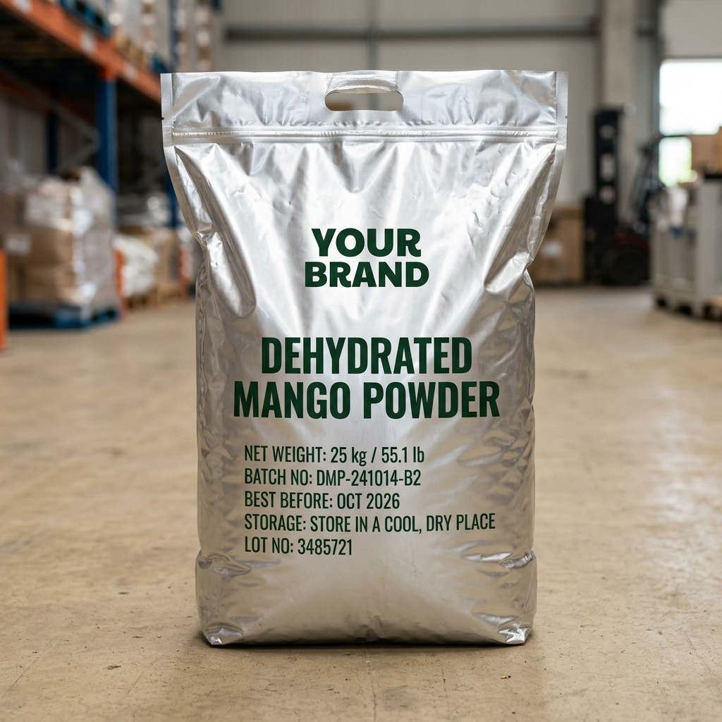 Bulk Export Fruit Powder Drums & Kraft Packs