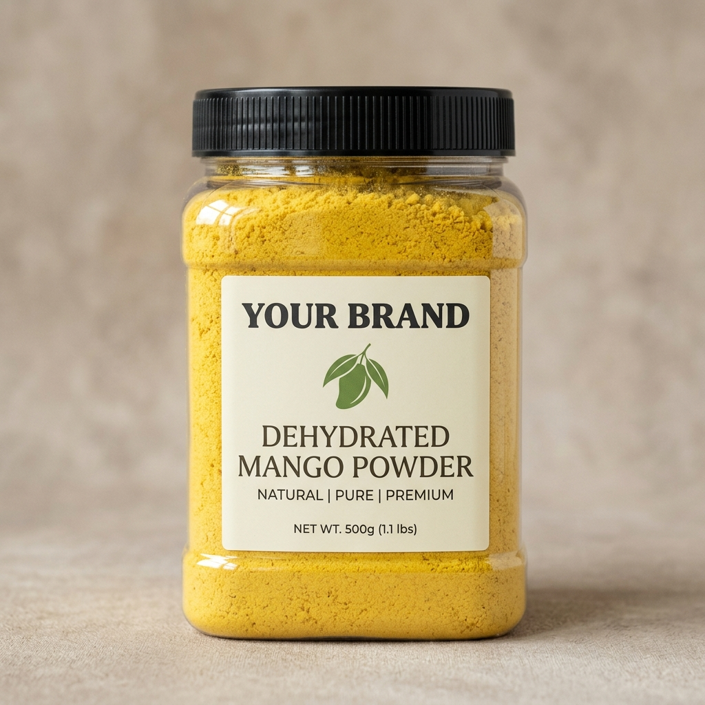 Rigid PET & HDPE Fruit Powder Packaging Jars