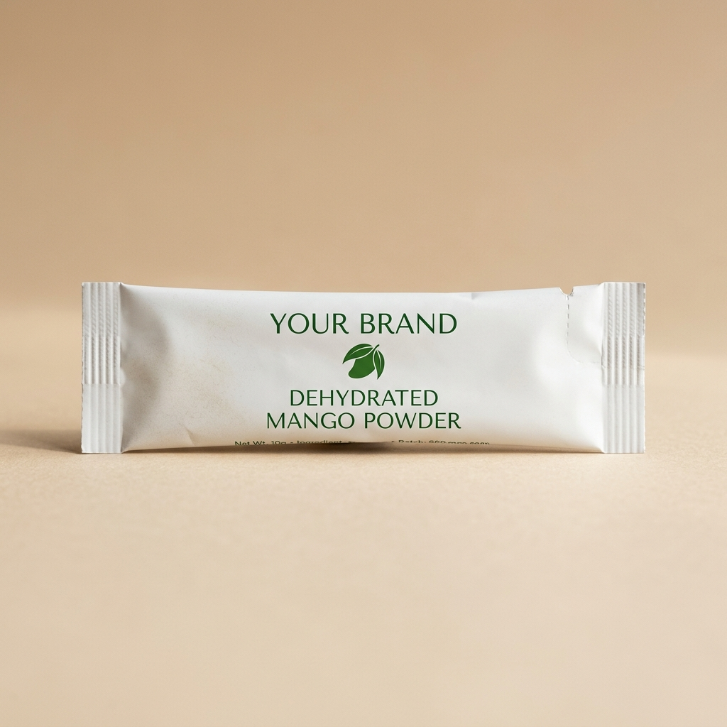 Single-Serve Fruit Powder Foil Stick Packs & Sachets