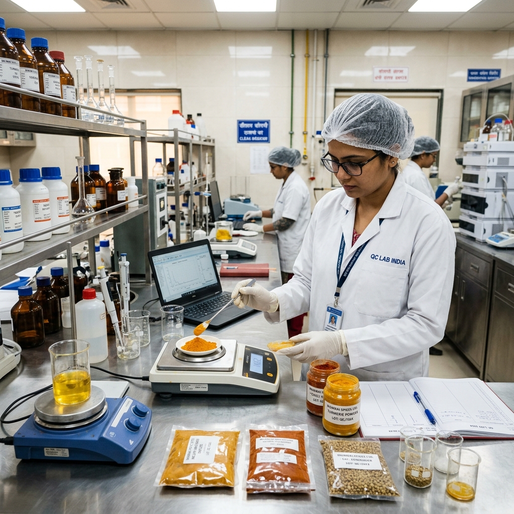FSSAI Quality Control Lab Testing