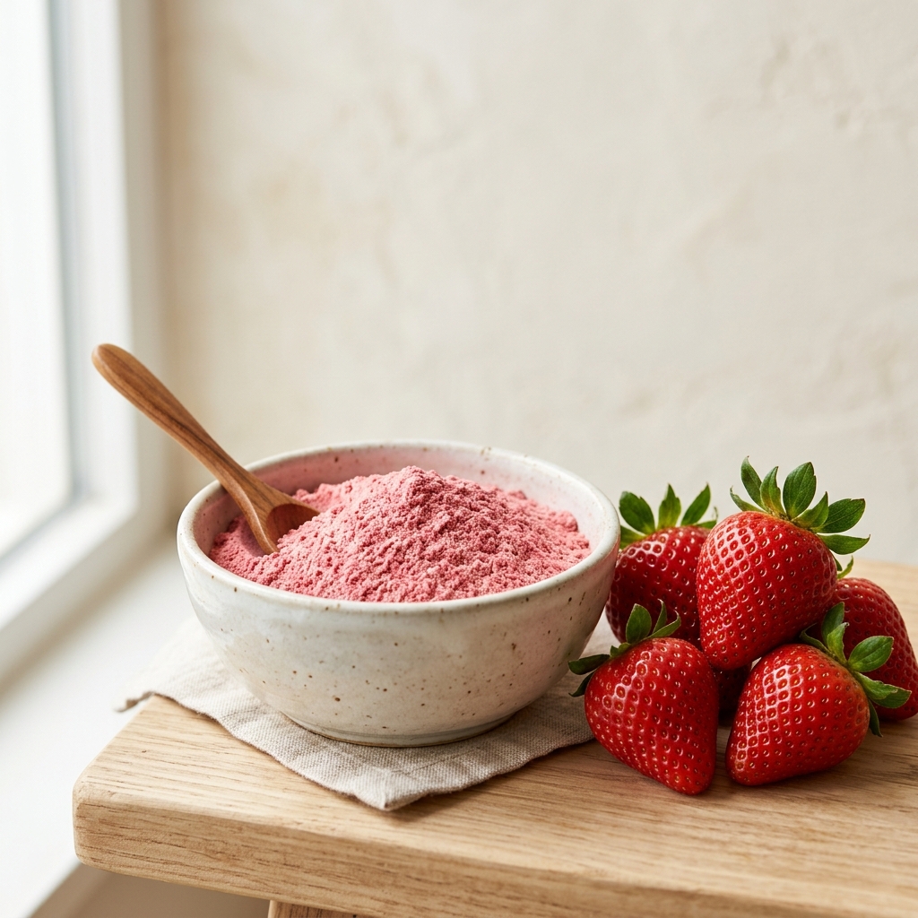 Spray-Dried Strawberry Powder